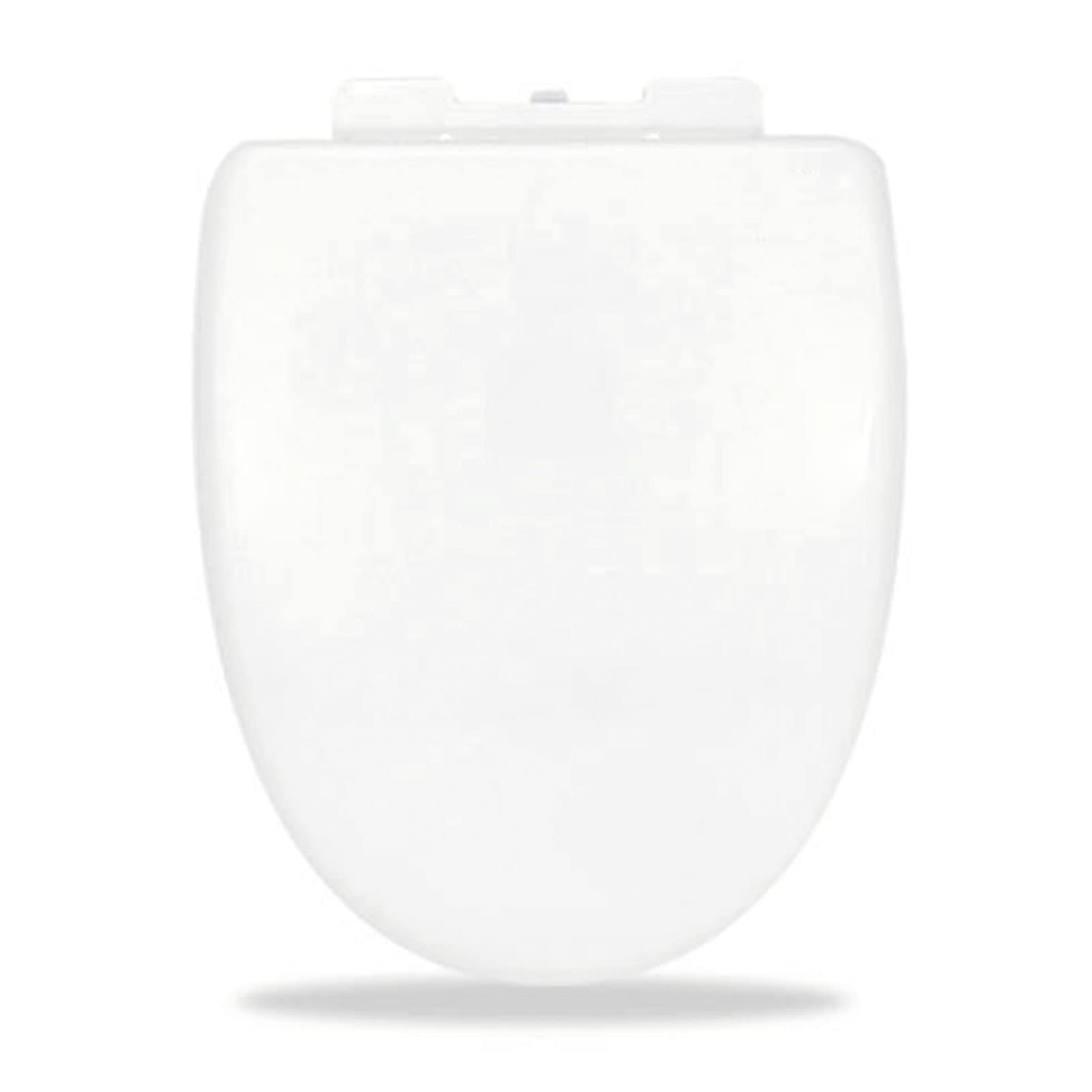 Asientos de Inodoro, Bisagras de liberación rápida, Nunca se aflojarán y quitarán fácilmente, Tapa Inodoro con bisagras fácil Cambio, Color Blanco