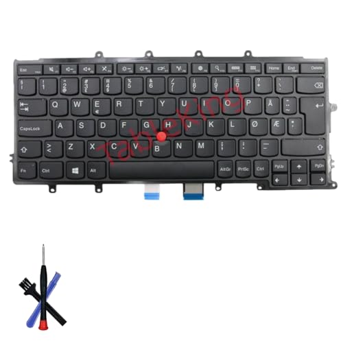 Clavier Remplacement Rétroéclairé Lenovo Thinkpad X230S X240 X250 X260 X270 Touches Norvégien Clavier