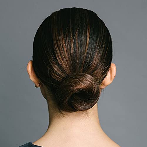 Miniatura 3 de Horquillas para moño ROCST Bobby Pins Clips para Ballet Mujer Niña Peluquería Salón (2 pulgadas, Marrón, 12 piezas)