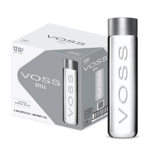 VOSS UK Artesian Still Water - Natural, Pure PET Bottles, Bulk Pack of 12 x 330 ml