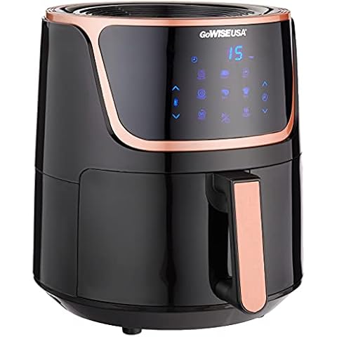 GoWISE USA 7-Qt Electric Air Fryer with Dehydrator & 3 Stackable Racks Cover
