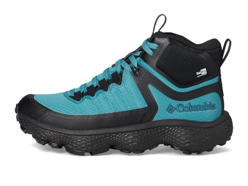 Columbia Escape Thrive Titanium Mid Outdry - Sneakers for Women - Waterproof Canvas Upper - Cotton Lining Teal/Black 9 B - Medium