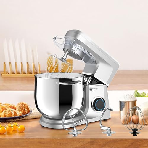 Stand Mixer, 11 L Food Mixers for Baking, Electric Kitchen Mixers with Bowl, Dough Hook, 1700W Copper Motor, 6-Speed Adjustable, For Home, Restaurant, Snack Bar
