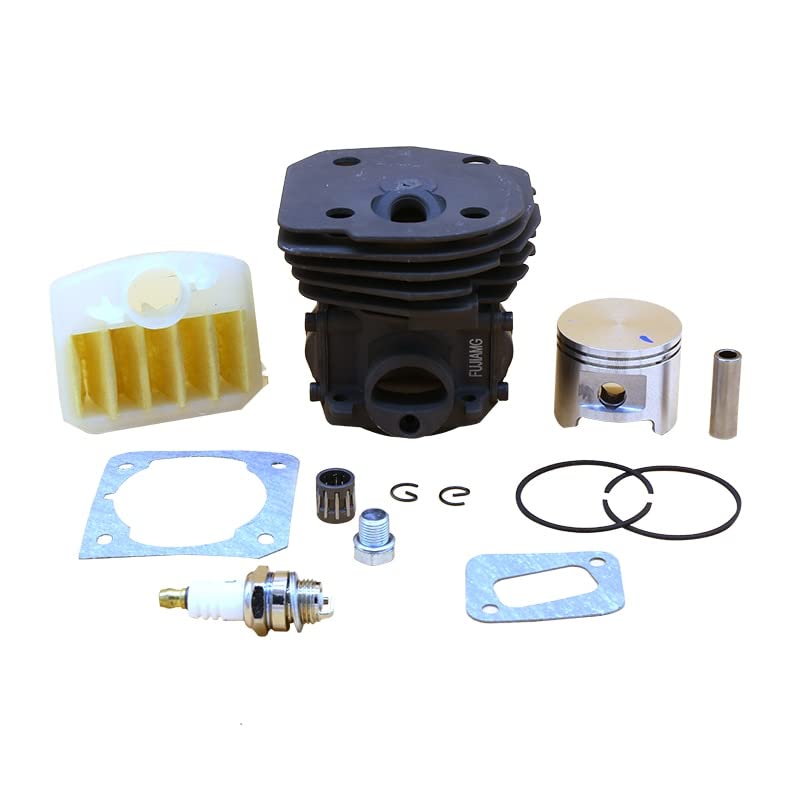 LILYY Junta de Filtro de Aire de Anillo de pistón de Cilindro de Gran Cilindro de 45mm Apta for Husqvarna 353 350 351 345 repuestos de Motosierra de Gasolina #53725 3002