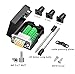 JUXINICE 2Packs DB9 Serial Adapters No Soldering Needed. D-SUB 9-pin RS232 RS485 Adapter to Terminal Connector Signal Module with Bolts Nuts and Screwdriver (1PCS Male+1PCS Female)