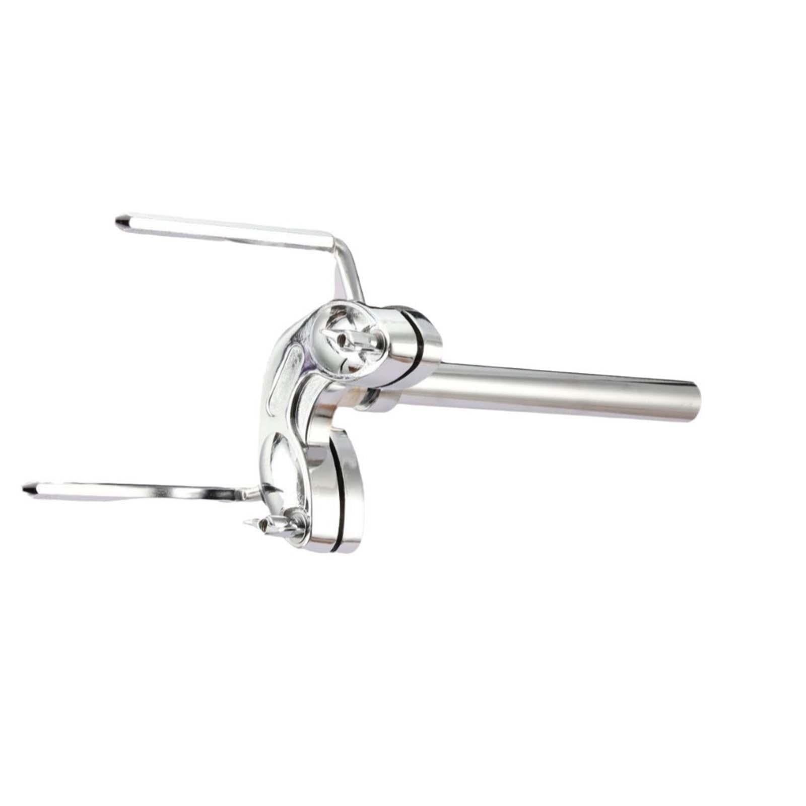 Deevoka Drum Accessory Double Tom Bracket,Sturdy, Percussion Instrument Accessories,Drum Parts,Tom Drum Holder Mount for Tom Drum