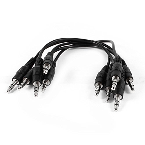 Cable de Audio Jack 3.5mm M-M 20cm Pack 5 piezas miniatura 1