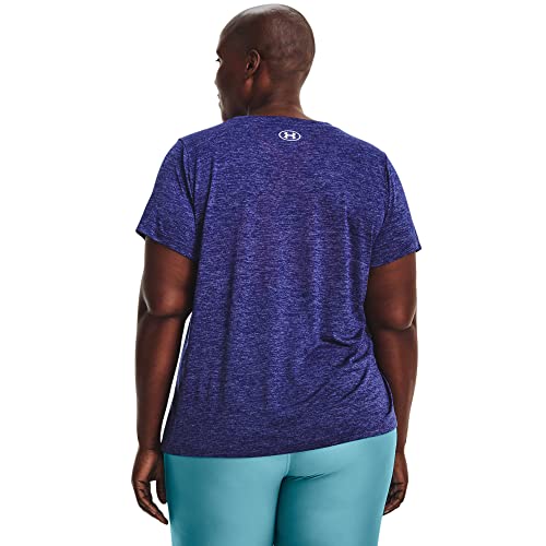 Image of Under Armour Plus Size Tech Solid Short Sleeve V-Neck