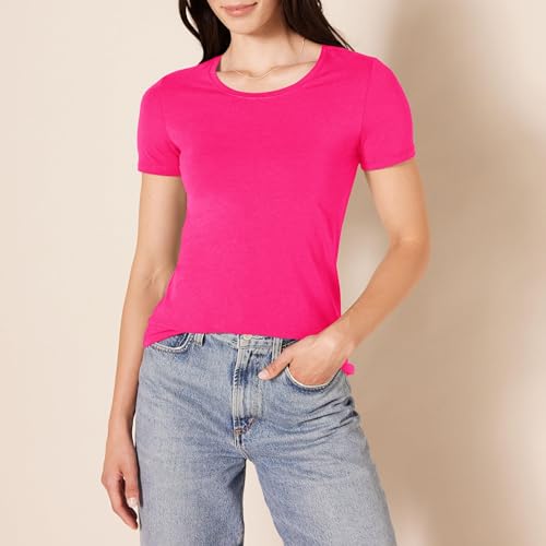 Image of Amazon Essentials Women's Regular-Fit Short-Sleeve Crewneck T-Shirt, Multipacks