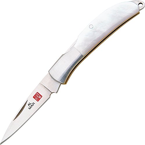 Al Mar Knives Hawk Mother of Pearl Fold Knife 1002P
