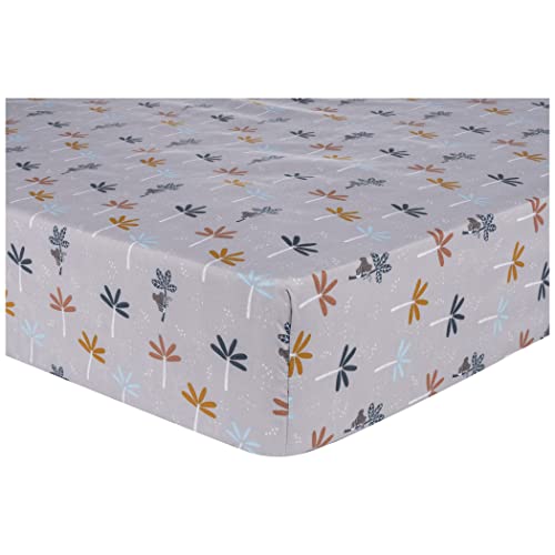 Image of Sammy & Lou Koala Palms 2-Pack Microfiber Fitted Crib Sheet Set, Fits Standard Crib Mattress 28 in x 52 in; Fully Elasticized,