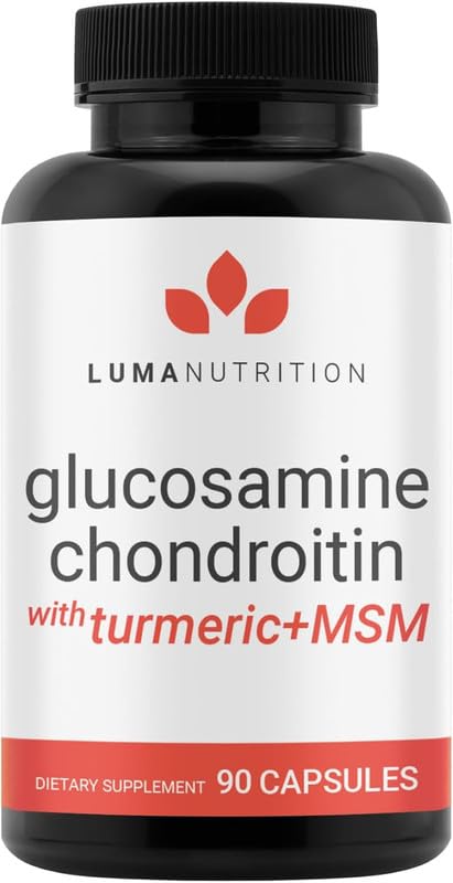 Luma Nutrition Glucosamine Chondroitin MSM - Turmeric, Boswellia - Premium Supplement - for Men and Women - Joint Supplement - 90 Capsules | High Strength Herbal Supplement | Clean Label Ayurvedic Wellness-image-7
