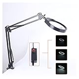 Laboratory power supply Foldable Professional 10X Magnifying Glass Desk Lamp Magnifier LED Light...