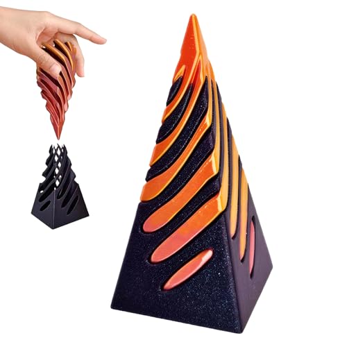 Impossible Cone,Impossible Pyramid Passage Sculpture,Cone Gear Spinner...