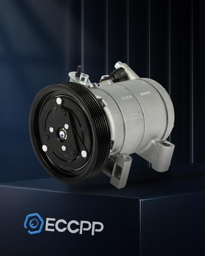 Image of ECCPP AC Compressor with Clutch for Nissan Sentra L4 1.8L 2000-2006 | Fast Cooling Air Conditioning Compressor