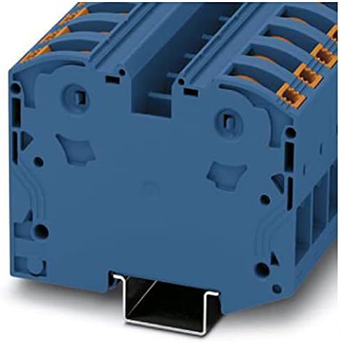 Phoenix Safe Contact PTPOWER 35 BU High Current Terminal Block, Pack of 10, 3212065 Blue