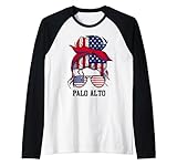 Palo Alto American Flag Patriotic Babe