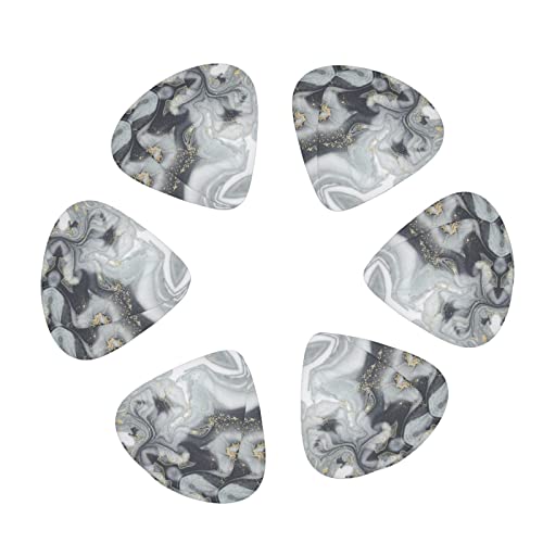 Ensemble de 12 médiators de guitare à rayures en marbre gris pour guitare acoustique, guitare électrique, contrebasse… - Les Beatles, Paul McCartney, John Lennon, RIngo Starr, George Harrison Ensemble de 12 médiators de guitare à rayures en marbre gris pour guitare acoustique, guitare électrique, contrebasse… – Image 3