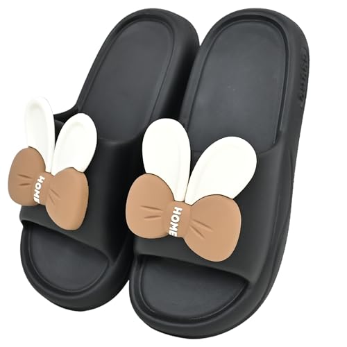Image of DRUNKEN Slippers For Men Winter Sandals Casual Flats Home Footwear Man Girls Sliders Flip Flops Chappals Ladies Clogs Sleeper Slides Stylish Ortho Soft