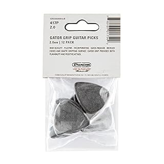 Dunlop 417P200 Médiators Gator Housse Etui Grip 2,00mm sachet de 12 - Les Beatles, Paul McCartney, John Lennon, RIngo Starr, George Harrison Dunlop 417P200 Médiators Gator Housse Etui Grip 2,00mm sachet de 12 – Image 5
