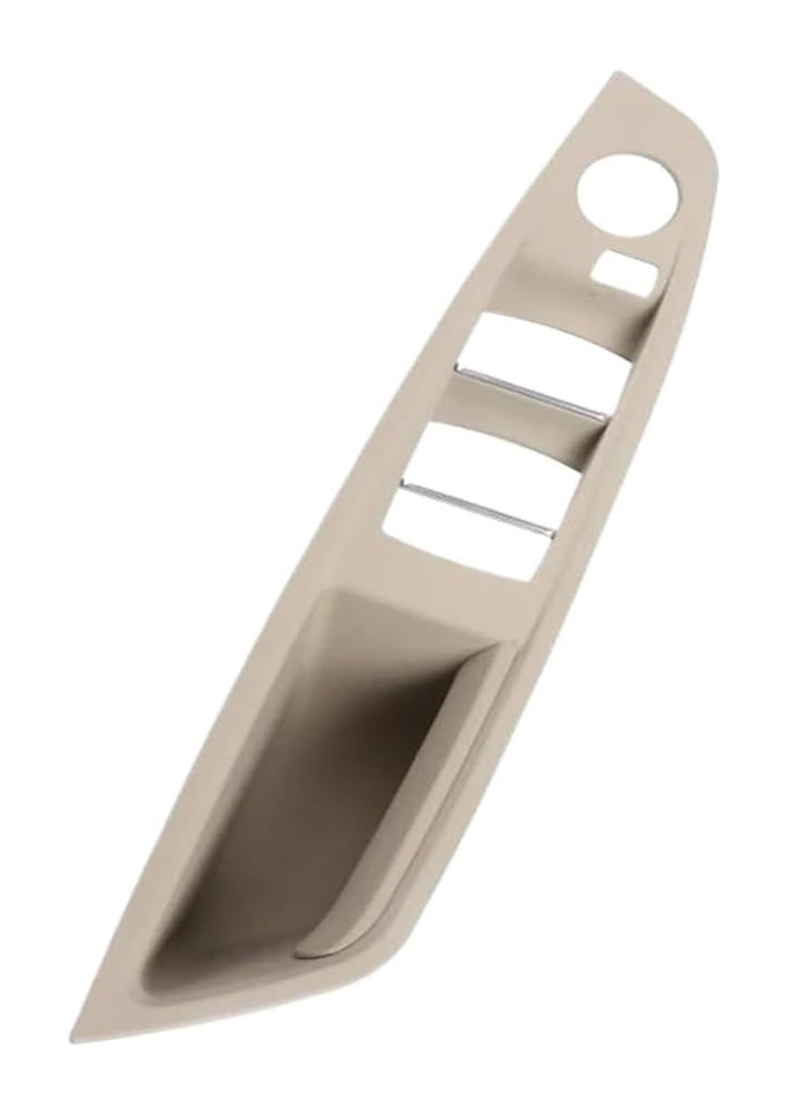 FANGZIQF Inner Door Pull Handles for 5 Series F10 F11 520 523 525 528 530 2011-2017 Interior Door Armrest Panel Pull Handle Cover Trim(Oyster,LHD)