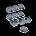 chenpaif 10 Pezzi Keycaps ABS Trasparenti Keycaps Meccanici della Tastiera Keycaps retroilluminati opachi