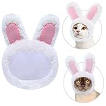 2 pieces easter cat costume easter pet cap bunny rabbit hat with ears for cats and small dogs pets costume accessories 8 41+oqmm+fbl. Sl500. Ss150
