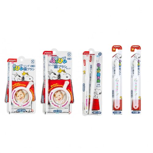 はじめてのベビー歯ブラシスヌーピーセット