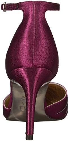 Adrianna Papell Women's Helma Pump, Garnet Satin, 6.5 Medium US | Image 2