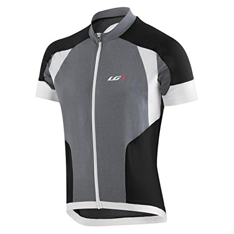 Louis Garneau - Mens Icefit Jersey, Small, Black/Grey/White Cover
