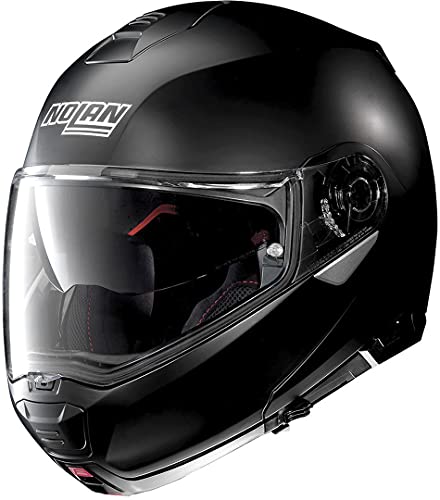 NOLAN N100-5 Classic N-COM XXS Casco, Hombre, Negro (Flat Black), XX-Small