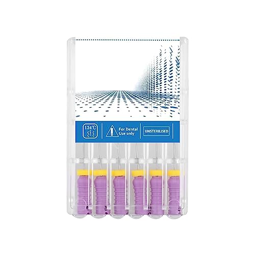 Xux 6Pcs/Pack Endo H-File 21Mm/25Mm Hand Use Stainless Steel Endodontic Files #10 Endo Rotary Files thumb #2