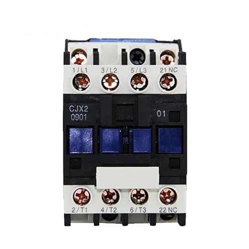 Contactor electromagnético CJX2-0910 serie LC1 con alimentación a 220V CA