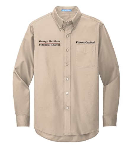 Custom Long Sleeve Embroidered Shirts for Man Add Your Text Personalized Embroidery Shirts2