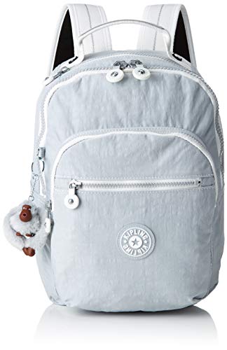 Kipling Clas Seoul Mochila con Compartimento para Tableta  10 Litros  Gris  Active Grey