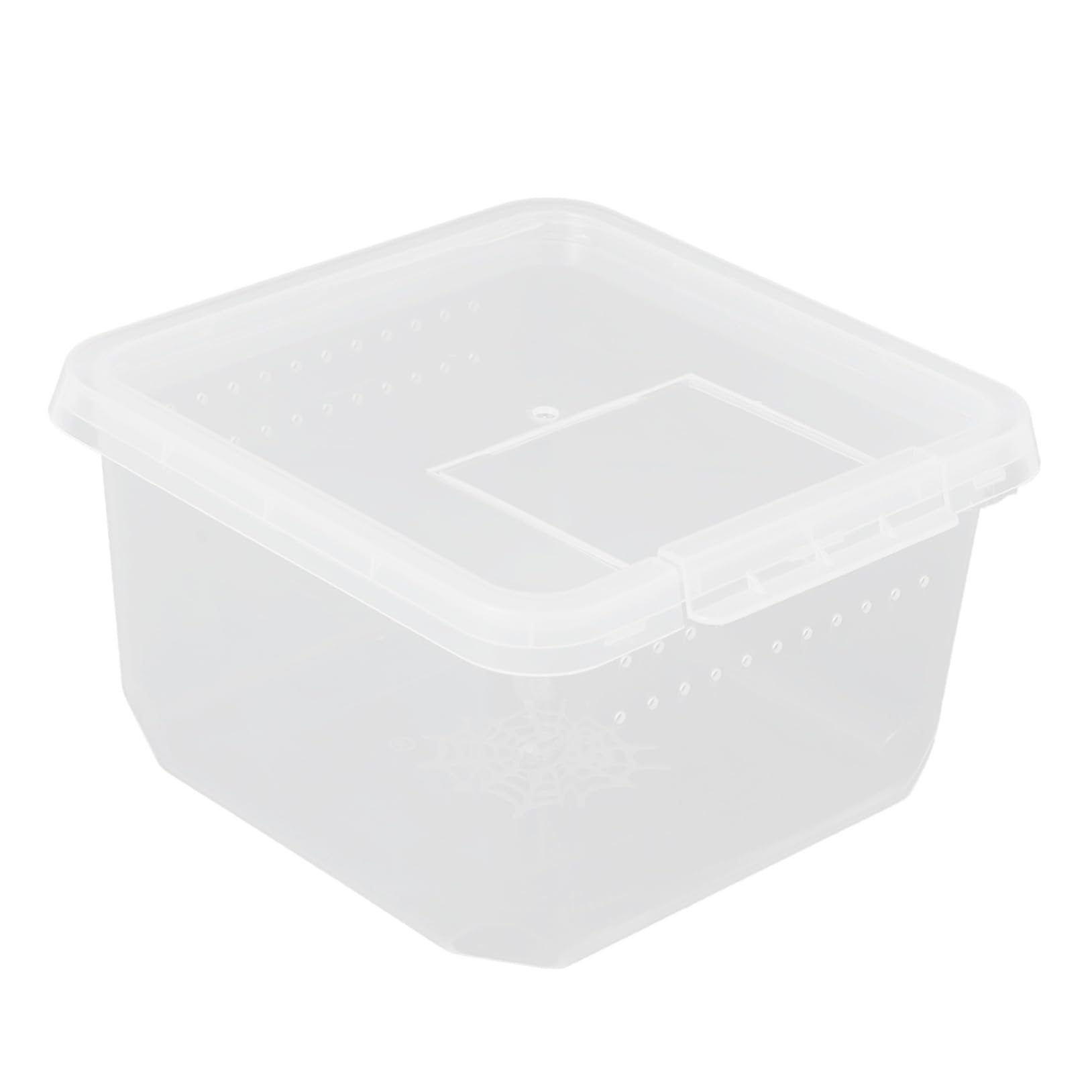 Toyvian Reptile Breeding Mini Crabs Hermit and Spiders for Container Keeper Easy to Operate Pp Box with Ample Viewing Space Cage for Insect Critter