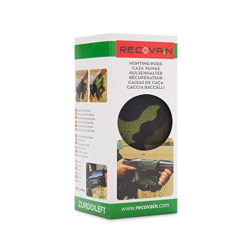 RECOVAIN Recogevainas para Zurdos Camuflaje | Artículos y Accesorios de Caza para Escopetas Semiautomáticas y Rifles | Cazavainas para Ventana de Expulsión a la Izquierda