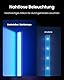 SwitchBot Matter Stehlampe Wohnzimmer, RGBCCT Floor Lamp Dimmbar mit APP Fernbedienung, Kompatibel mit Apple Home, Alexa, Google Home, LED Stehlampe Schwarz mit Warm- & Kaltweiß, Szenenmodi, Musikmodi