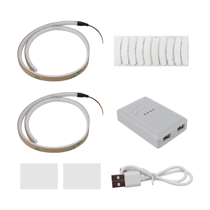 MALSSE Tiras de luz LED para Avata 2 Night Flighting Tiras de luz de advertencia que emiten emisión compatible con Bluetooth
