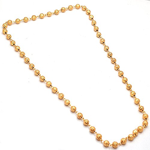 Designer Gold Plated Chain Necklace 