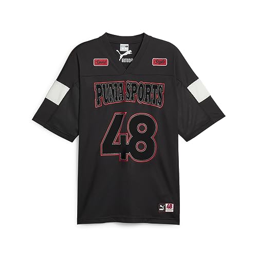 PUMA Camiseta Deportiva de Futbol Americano Team Hombre M Black