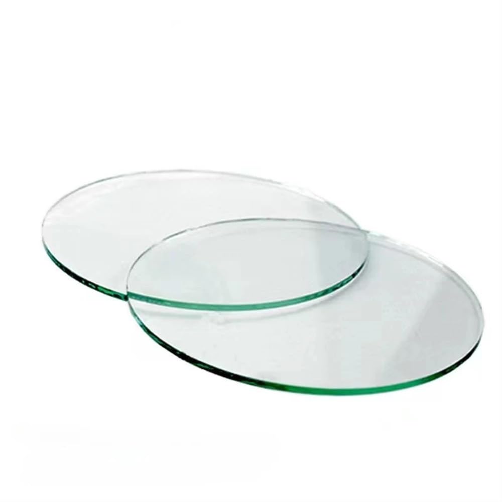 2 soczewki szklane przezroczyste do latarki i czołówki - okrągłe, płaskie soczewki optyczne, średnica od 8 mm do 44 mm, grubość 1-2 mm 1 szt.(28mm x 2mm)