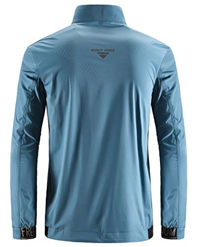 Chaqueta rompeviento ligera para ciclismo y running hombre miniatura 2