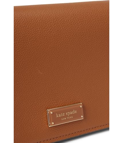 kate spade new york Liv Small Flap Crossbody, Pebbled Leather Cavern Clay4