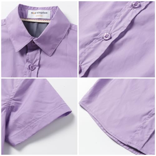 Image of Mud Kingdom Little Boys Dress Shirts Short Sleeve Cute Summer