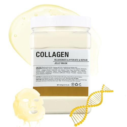 Máscara de Gelatina en Polvo para Faciales, Hidratante y