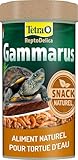 TETRA - Gammarus - Complément Alimentaire Naturel - Pour Tortues d'Eau - Avec Couvercle Doseur - 1 Litre