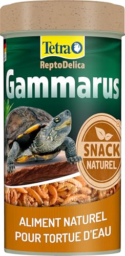 TETRA - Gammarus - Complément Alimentaire Naturel - Pour Tortues d'Eau - Avec Couvercle Doseur - 1 Litre