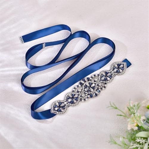 Rhinestone Wedding Belt, Party Dress Waist Ornament, Hand-Beaded Bridal Belt Accessory For Women2