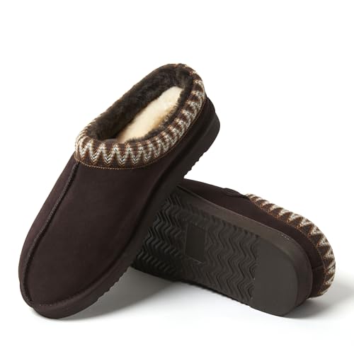 Image of Fireside by Dearfoams Men's Grafton Shearling Indoor /Outdoor Clog
